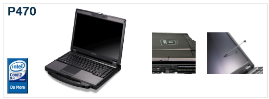 Getac rugged Notebook P470 - IP54