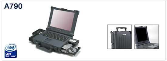 Getac rugged Notebook A790 - IP65 konform